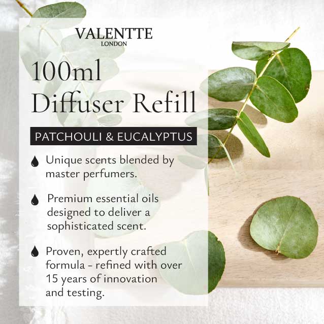 100ml Diffuser Refill - Patchouli & Eucalyptus - Image 6