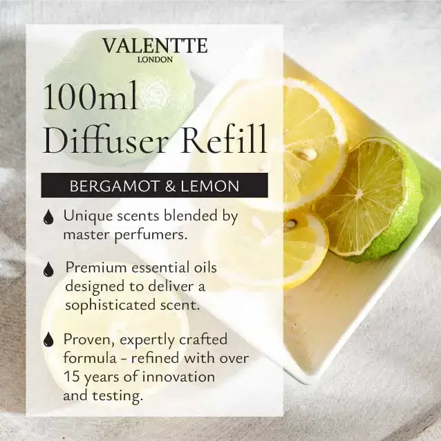 100ml Diffuser Refill - Bergamot & Lemon - Image 6