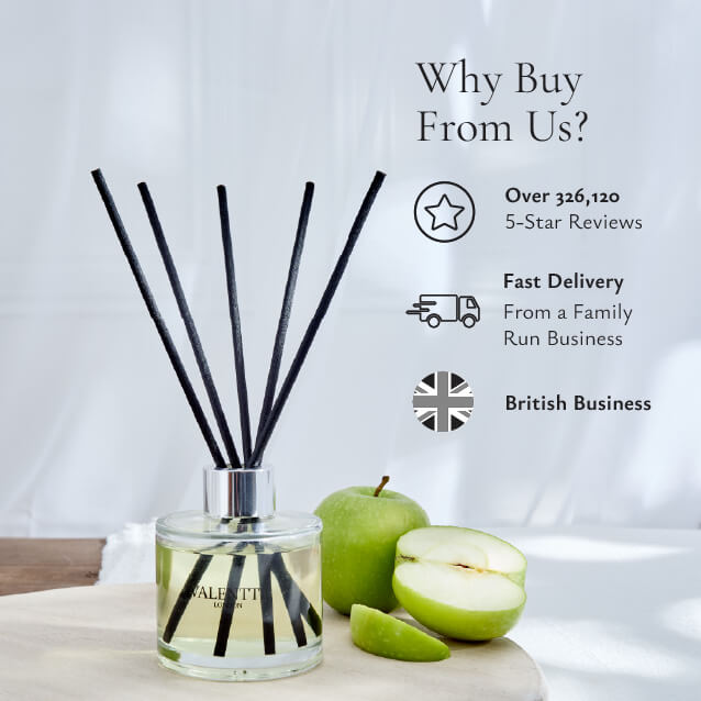 Reed Diffuser -  Green Apple & Honeysuckle - Image 3