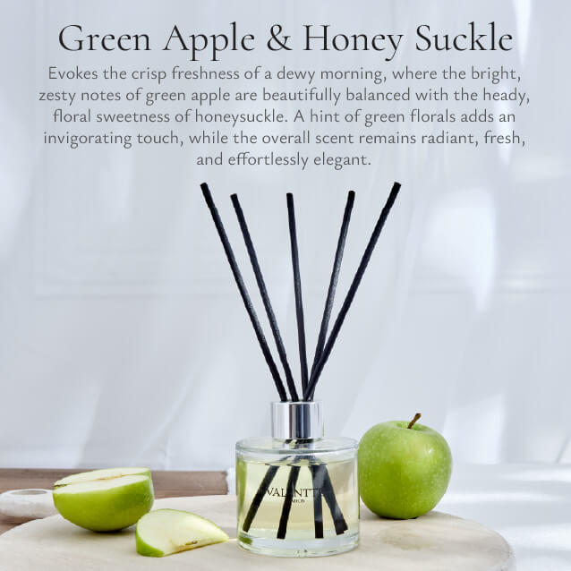 Reed Diffuser -  Green Apple & Honeysuckle - Image 4