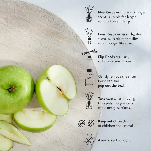 Reed Diffuser -  Green Apple & Honeysuckle - Image 9