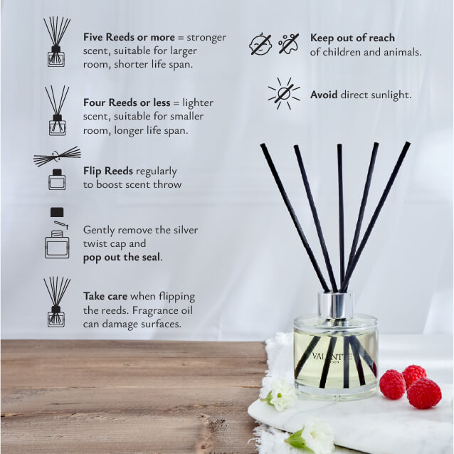 Reed Diffuser -  Raspberry & White Musk - Image 8
