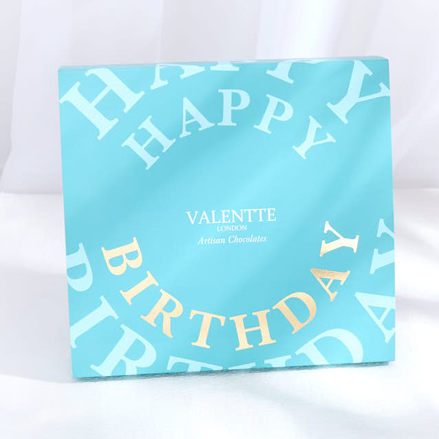 Box of 17 Artisan Chocolate's with Happy Birthday Sleeve
