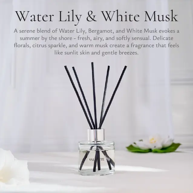 Reed Diffuser -  Water Lily & White Musk - Image 4