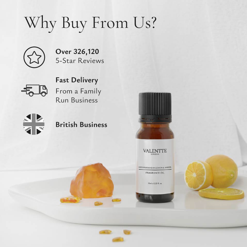 Fragrance Oil - Mediterranean Lemon & Amber - Image 4