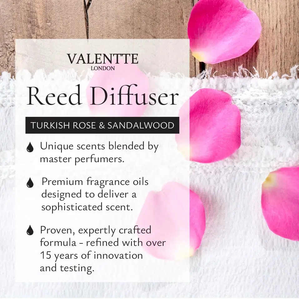 Reed Diffuser -  Turkish Rose & Sandalwood - Image 5